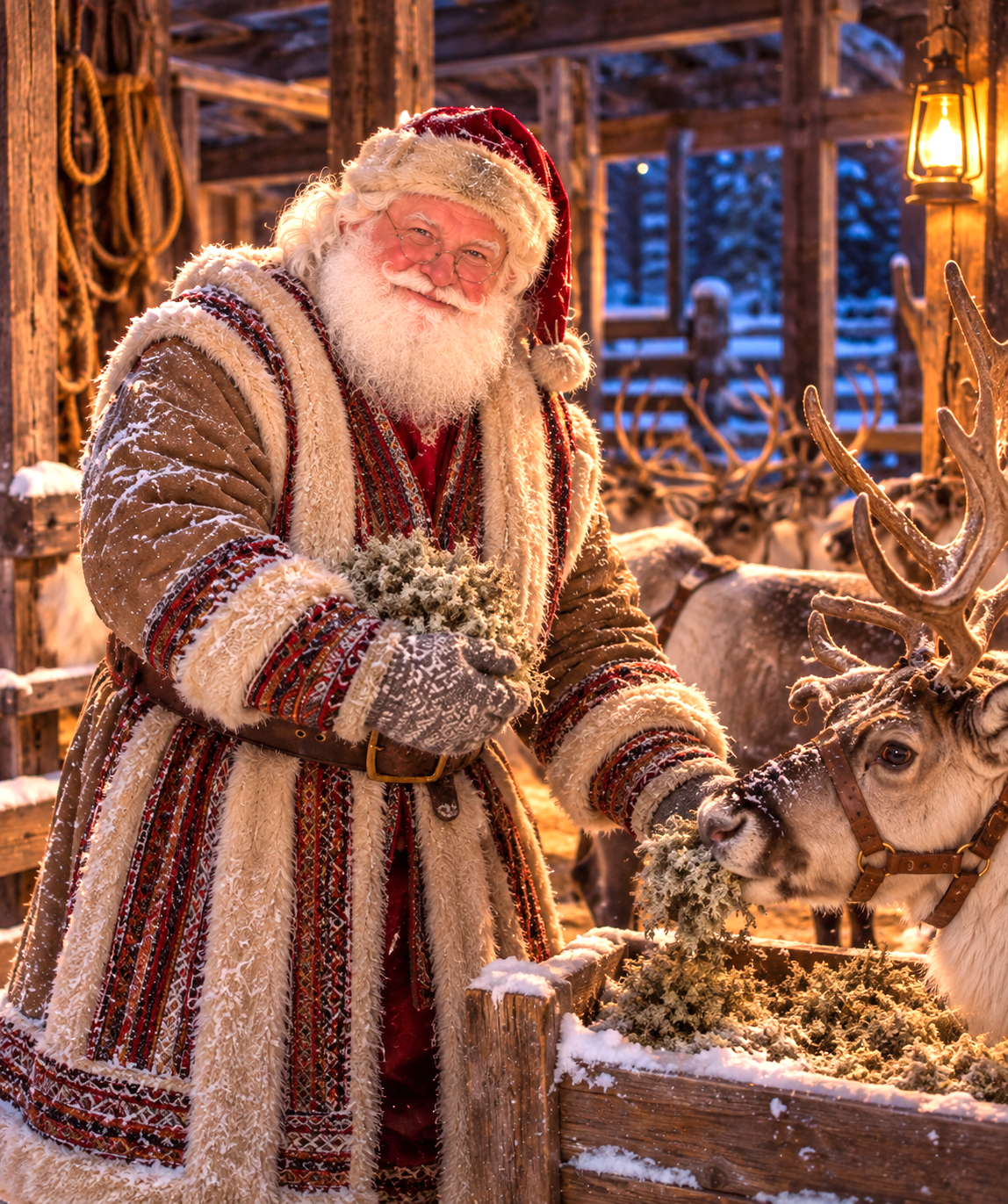 Santa in the Barn-2